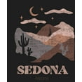 thumbnail image 2 of Adventure Society Sedona Arizona Long Sleeve Adult Hooded Sweatshirt-Medium-Black, 2 of 3
