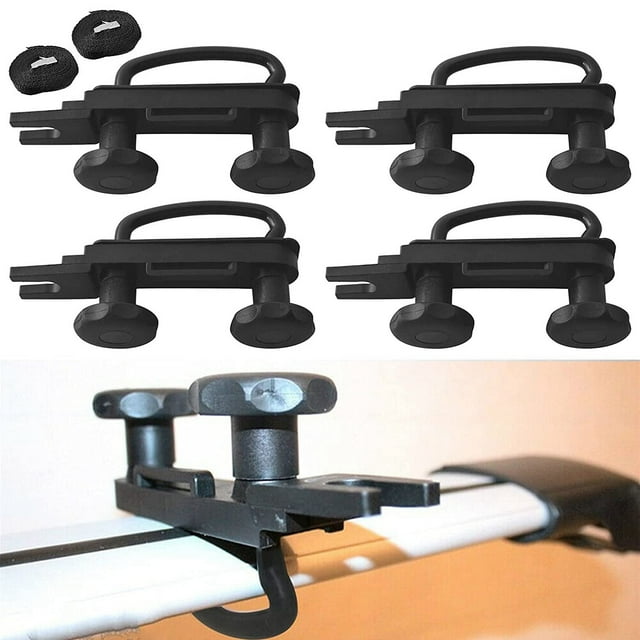 4 Pcs Accessoires de Toit de Voiture, Accessoires de Montage de Van, Kit de Support de Boîte de Toit