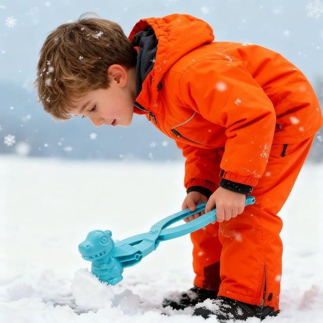 Dinosaur Clip Toy for Interactive Winter Outdoor Play Parent Child Beach Activity
