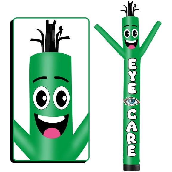 Eye Care Inflatable Tube Man Wacky Wavy Dancing Guy for Outdoor Decoration Advertising Business Promotion (Blower Not Included)