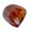 1, variant on Vintage Geometric Resin Ring Lightweight Design Amber Tone Jewelry Gift Comfort Fit Retro Resin Accessory For Women Men
