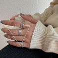 thumbnail image 3 of S925 Sterling Silver Retro Niche Design Ring For Women Does Not Fade, 3 of 3