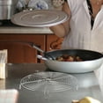 thumbnail image 6 of YUNLIGHTS Black Round Wire Steamer Rack Cooling Rack for Baking, Cakes, BBQ and Kitchen Use, 6 of 8