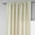 thumbnail image 4 of Exclusive Fabrics  Signature French Linen Sheer Curtain (1 Panel) 50 X 108 - Purity White, 4 of 5