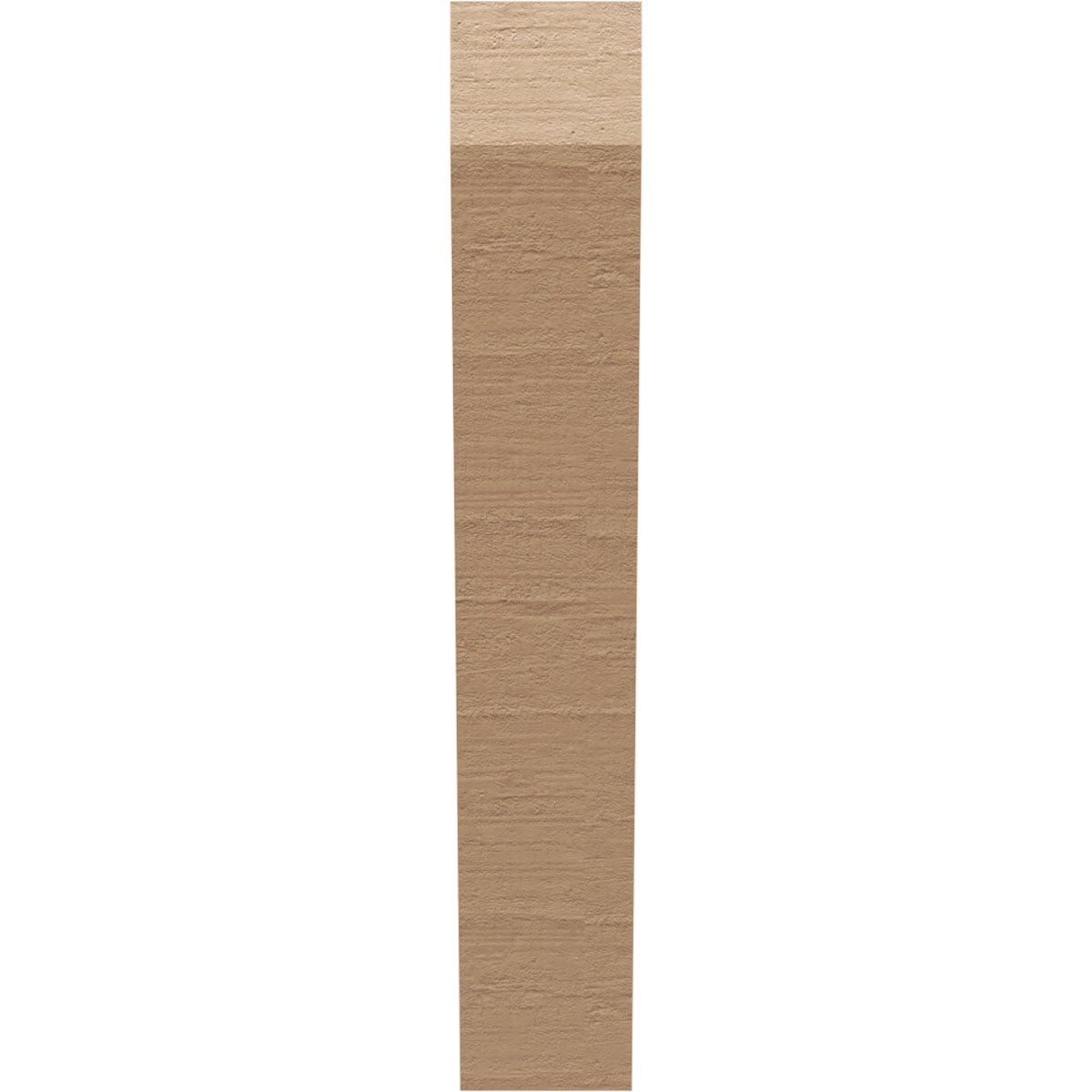 3"W x 6"D x 18"H Thin Concord Rough Cedar Woodgrain TimberThane Corbel, Primed Tan