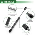 thumbnail image 6 of Unique Bargains 2 Set 55lb/245N 10inch/254mm Lift Supports Struts Black for Car Truck RV Boat, 6 of 6