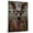 American Hairless Terrier, variant on Plott Hound Canvas Wall Art for Bathroom, Funny Dog Canvas Bedroom Wall Decor, Painting Canvas for Living Room, Restroom Picture, 11x17 Inch
