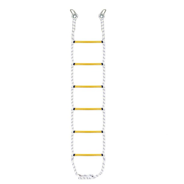 letsgood 7.2ft Climbing Rope Ladder with 2 Carabiners for Kids and
