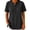 Black#summer tops for women, variant on Denim Henley Tops for Women Short Sleeve Button V Neck Jean Blouse Summer Loose Fit Side Split Work Tunic Shirts 2026 Silver,XL