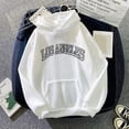 thumbnail image 2 of shqvo California Hoodies for Women Letter Graphic Print Hoodie Oversized Long Sleeve Casual Drawstring Hooded Pullover Sweatshirt Tops with Pockets Early Fall Fashion, 2 of 9