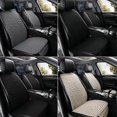 thumbnail image 5 of Car Seat Cover Front Flax Seat Protect Cushion Automobile Seat Cushion Protector Pad Car Covers Mat Protect, 5 of 5