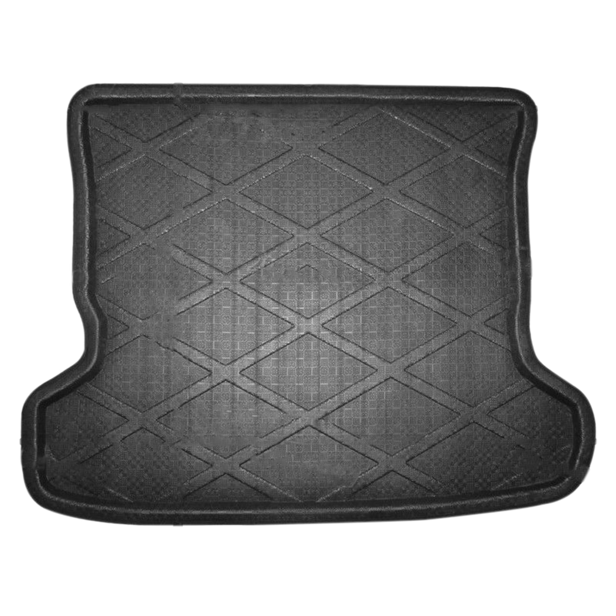 Black Car Rear Trunk Floor Mat Cargo Boot Liner Carpet Tray for