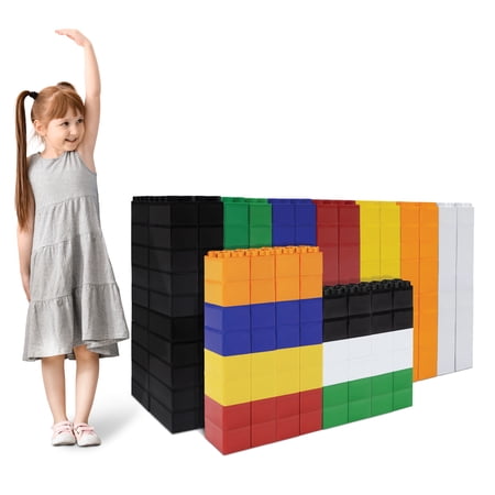BiggoBlocks 336 pc Large Building Blocks Mega Set for Kids 3-8 Indoor/Outdoor