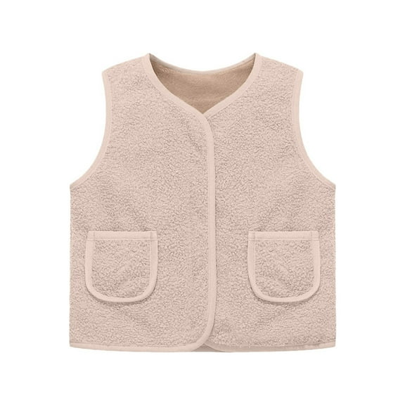 Teen Girls Vest Sleeveless Full-Zip White Vest Soft Cozy Girls Fall Vest Vest Girls 12-14 Years