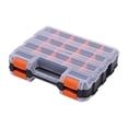thumbnail image 1 of Caja de accesorios de herramientas de compartimiento de múltiples compartimentos, organizador resistente a impactos, separadores de plástico extraíbles, almacenamiento, clasificación de piezas de tran Feliz Sencillez, 1 of 5
