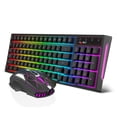 thumbnail image 3 of Yidarton  L99 Wireless Rechargeable 2.4G Keymouse Film Set Colorful Backlight Game Mouse RGB Backlight Keyboard, 3 of 11
