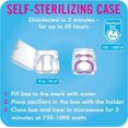 thumbnail image 2 of MAM Original Pacifier (2 pack, 1 Sterilizing Pacifier Case), Pacifiers 16 Plus Months, Baby Girl Pacifier, Best Pacifiers for Breastfed Babies, 2 of 8