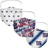 Adult Fanatics Branded New York Giants Official Logo Face Covering 3-Pack