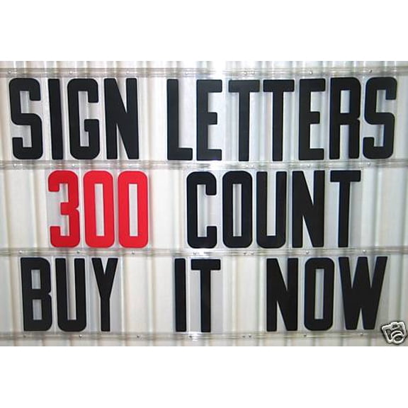 8 inch flexible letters for Portable Marquee Readerboard Signs