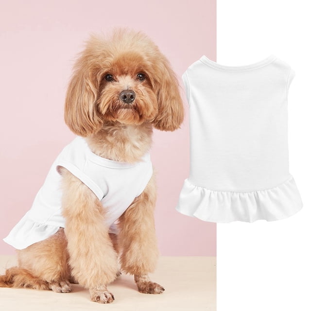 SIfdSeng Dog Shirt for Small Dogs Boy Fleece Pet Clothes Spring Summer Pet Breathable Comfortable Clothes Cute Printed Pet Clothes for Cats Dogs Dog Shirts for Medium Dogs Girl Red
