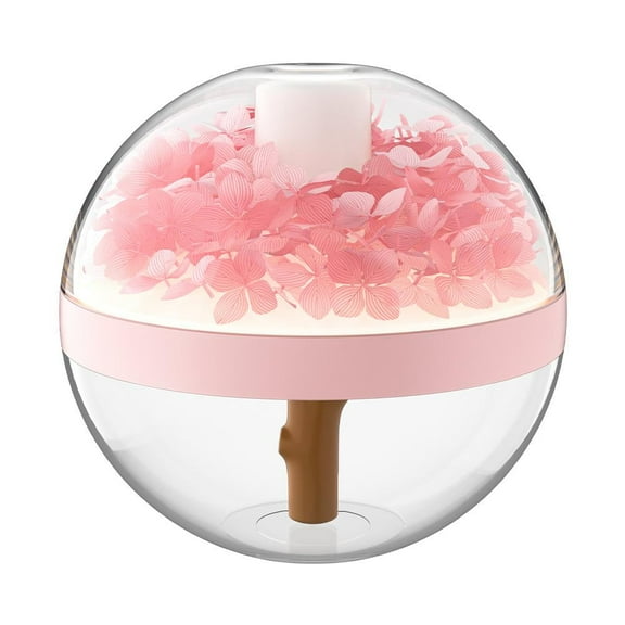 RAPOBRIX Eternal Flower Humidifier Essential Oil Diffuser - LED Mute Mist with Auto-Off for Home/Bedroom