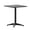 Black, variant on Flash Furniture Mellie 23.5'' Black Square Metal Indoor-Outdoor Table with Base