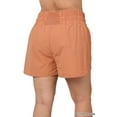 thumbnail image 3 of TheLovely Plus Size Casual Windbreaker Smocked Waistband Running Active Gym Shorts w/Built-In Inner Brief, 3 of 6
