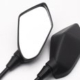 thumbnail image 2 of 7/8" Motorcycle Rear View Side Mirrors 10mm/8mm Universally Electric Rearview 8mm, 2 of 9