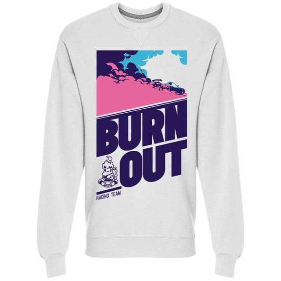 Burnout, Racing Team Sweatshirt Men -Image by Shutterstock, Male x-Large