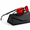 Black/Red, variant on Black/Red Aluminum-Magnesium Alloy Computer Gaming Glasses Blocking