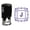 Violet, variant on Printtoo R-40 Square Swirl Border Alphabet J Monogram Initial Office Stationary Self Inking Rubber Stamp