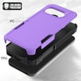 thumbnail image 5 of for Google Pixel 9A Case,Heavy Duty Drop Protection Edge Raised Rugged Shockproof/Drop Proof/Dust Proof Military Protective Tough Durable Cell Phone Cover for Men Women,Purple, 5 of 5