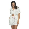 thumbnail image 3 of Calista Pajama Shorts Set (Floral Buds, Small), 3 of 4