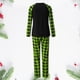 thumbnail image 5 of Pijamas Navideñas Conjunto de pijama navideño a juego de 2 piezas Conjunto de ropa de estar cómoda Kuymtek Verde*mujer T XXL para Unisex, 5 of 7