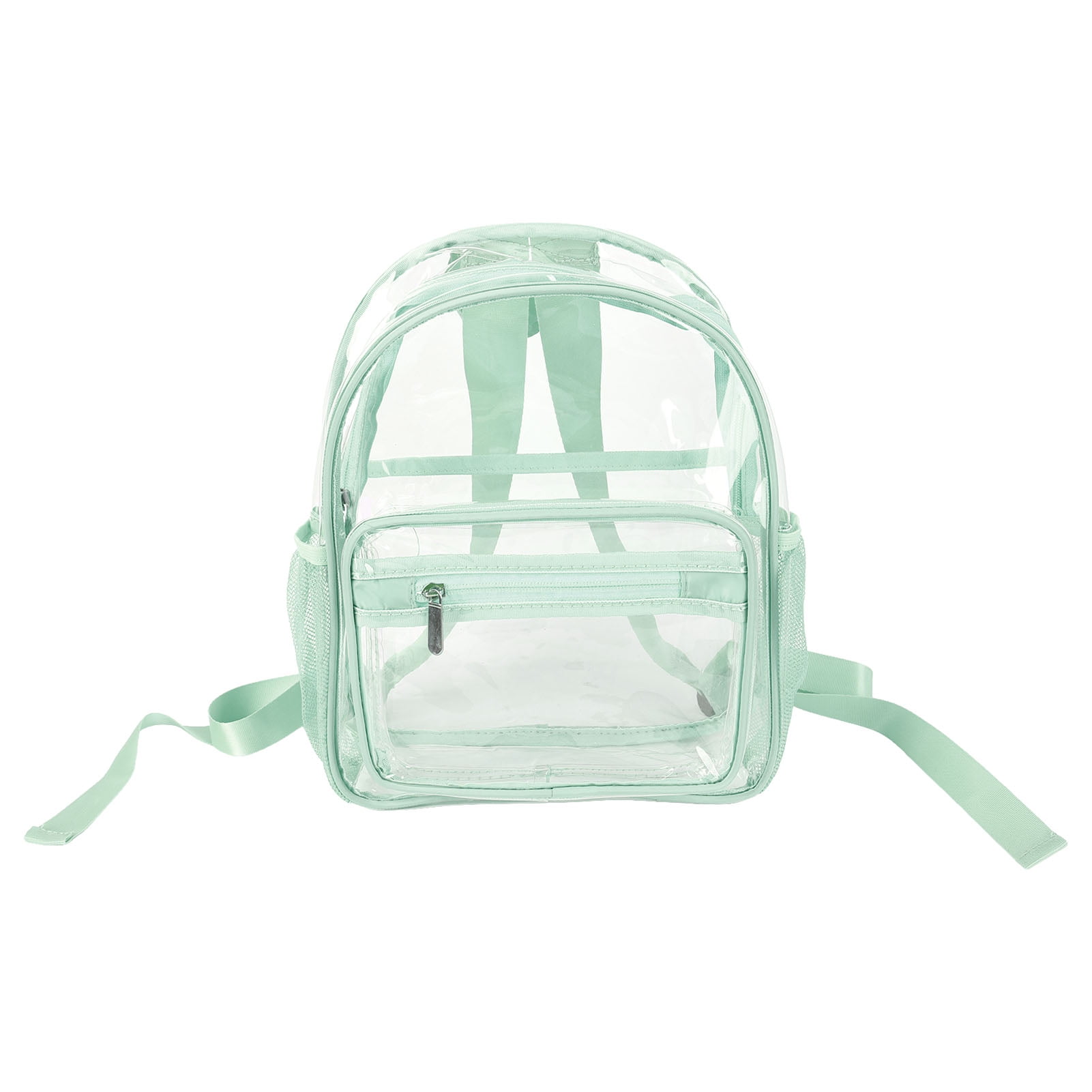 Green clear backpack top