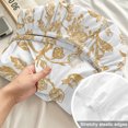 thumbnail image 4 of Twin XL Size Fitted Sheet Set - Orange Flower 2 Piece Bedding Sets 16" Deep Pocket Fitted Sheet with 1 Pillowcases, Vintage Farmhouse Boho Leaf Spring Plant Brushed Microfiber Hotel Luxury Bed Sheets, 4 of 9