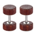 thumbnail image 3 of 3 Pares para Hombre Perno Prisionero de Pendientes Tornillo Perno Prisionero Barbell Orejeras, 3 of 9