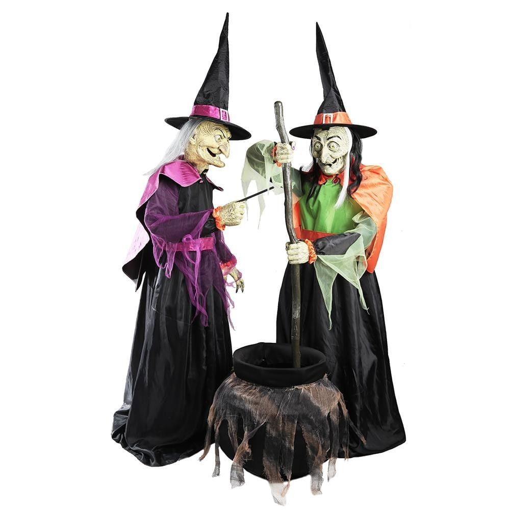 Home Accents Halloween
 Home Accents Holiday Halloween Yard Decoration 72 in Wicked Cauldron