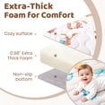 thumbnail image 3 of Beavtaens Baby Play Mat for Floor, Foam 50"x50"x1" Playpen Mat, Thickened & Non-Slip, for Ages 0-4, 3 of 10