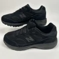 thumbnail image 4 of NEW BALANCE 993v1 Boy's Running Shoes Triple Black Suede (GC993TB) SIZE 6.5, 4 of 6