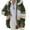 Army Green, variant on Women's Fashion Splicing Winter Loose Plush Long Sleeve Zipper Pocket Hooded Coat for Cold Weather and Casual Outings,Army Green,L