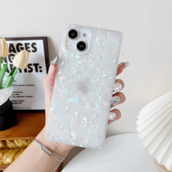 iPhone 14 Case Cute Glitter Slim Soft Silicone Protective Shockproof Sparkle Bling Phone Case for iPhone 14 Case (Multicolor)