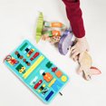 thumbnail image 3 of Miangastore Felt Learning Board Toy Green 1Set 11X9.4X0.8In, 3 of 8