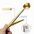 thumbnail image 2 of Coffee Scoop, Stainless Steel Golden Multi Function Coffee Measuring Spoon，Great Measuring Coffee, Tea，Protein Powder, 2 of 5