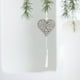 thumbnail image 1 of Adornos para Árbol de Navidad con Purpurina, Encaje, Copos de Nieve, Corazones, Mariposas, Colgantes, Adornos Navideños., 1 of 6