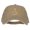 Khaki, variant on New Hampshire with Map Outline Embroidered Washed Cotton Twill Cap - Khaki OSFM