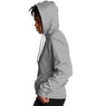 thumbnail image 2 of Champion Men's and Big Men's Powerblend Fleece C Logo Pullover Hoodie, up to Size 4XL, 2 of 5