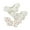 Set 1, variant on 3-Piece Drooling Bib Petal-shaped Burp Cloths for 0-24M Baby Breathable Saliva Towel Cartoon Print Baby Bib for Newborns