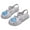 Blue, variant on Girls Soft Sole Crystal Jelly Sandals Roman Style Open Toe Princess Beach Shoes for Toddler Baby Summer Water Play, Size Infant-Toddler