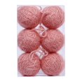 thumbnail image 4 of 6 Pieces Christmas Balls Ornaments Pendants Shatterproof Foam and Yarn for Holiday Party Wedding New Year, 4 of 9